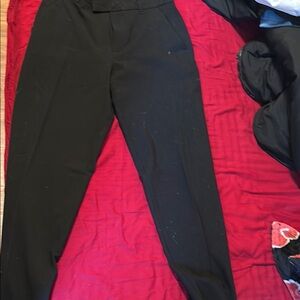 Calvin Klein Black High-Waisted Trousers